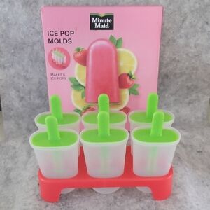 Minute Maid Ice Pop Molds - Green and Red NIB